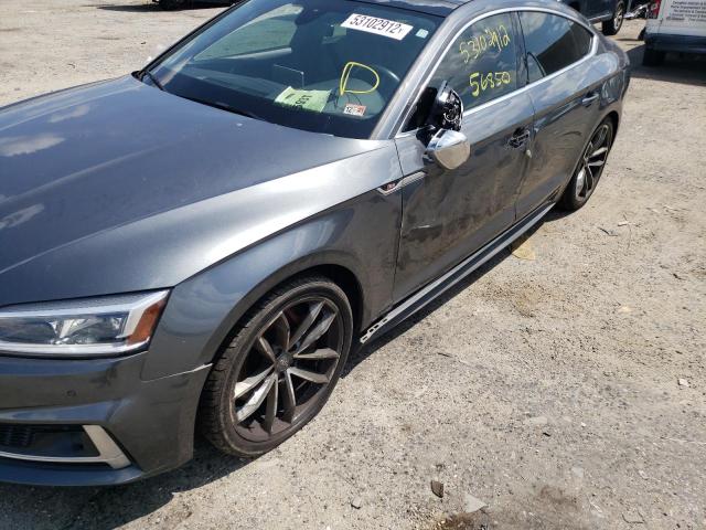 WAUC4CF55JA056112 - 2018 AUDI S5 PRESTIG CHARCOAL photo 9