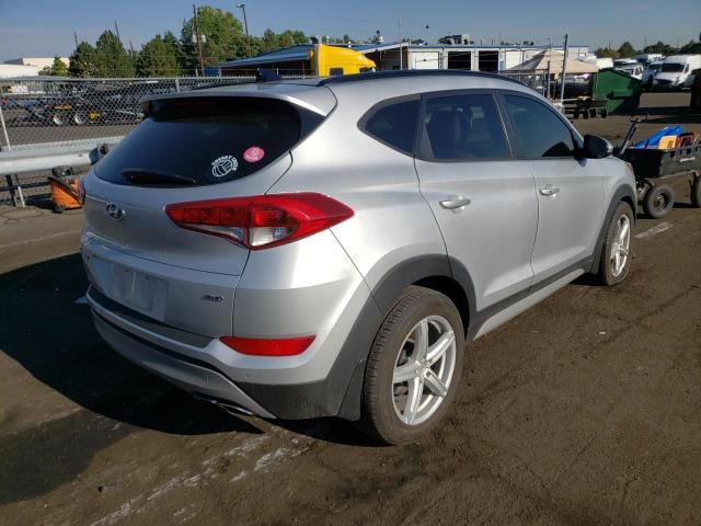 KM8J3CA26JU671871 - 2018 HYUNDAI TUCSON VAL SILVER photo 4