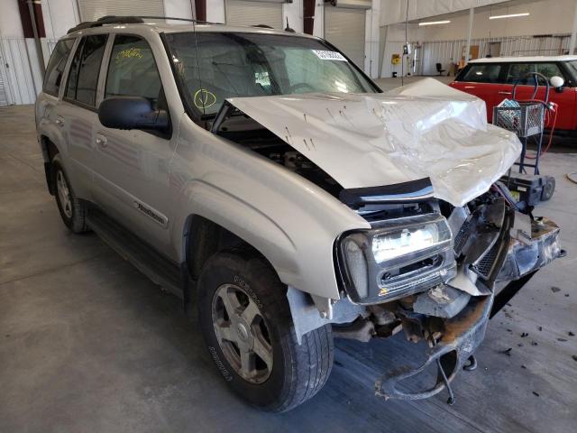 1GNDT13S542203981 - 2004 CHEVROLET TRAILBLAZE SILVER photo 1