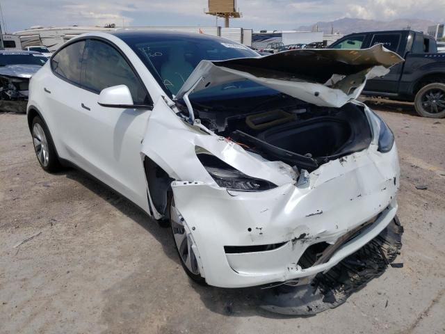 5YJYGDEE0MF078697 - 2021 TESLA MODEL Y أبيض صورة 1