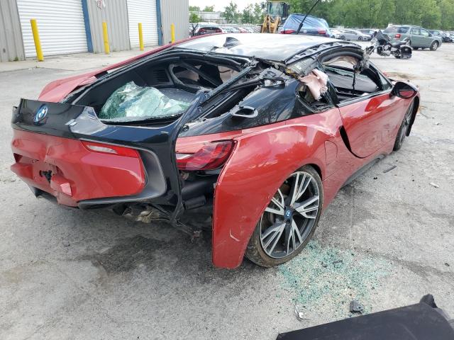 WBY2Z2C55HV676393 - 2017 BMW I8 BURGUNDY photo 4