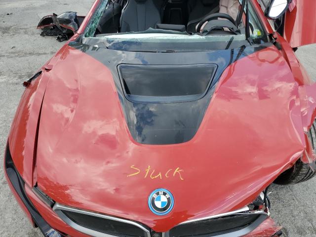 WBY2Z2C55HV676393 - 2017 BMW I8 BURGUNDY photo 7