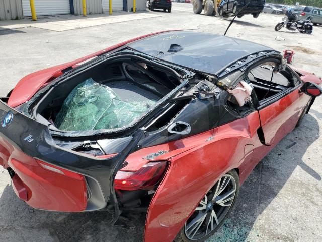 WBY2Z2C55HV676393 - 2017 BMW I8 BURGUNDY photo 9