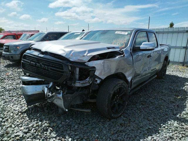 1C6SRFFT2LN358315 - 2020 RAM 1500 BIG H GRAY photo 2