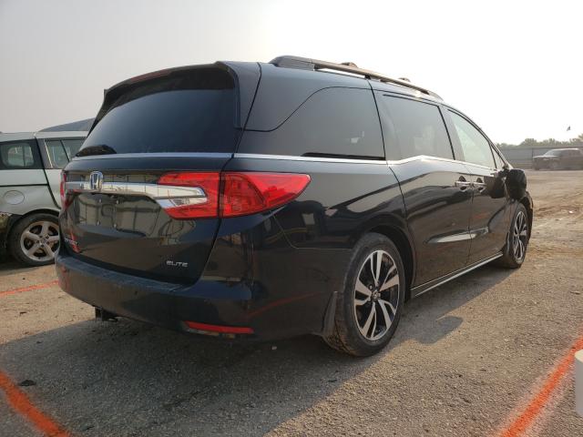 5FNRL6H98KB100324 - 2019 HONDA ODYSSEY EL BLACK photo 4