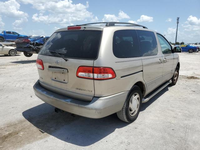 4T3ZF13C82U442833 - 2002 TOYOTA SIENNA LE CREAM photo 4