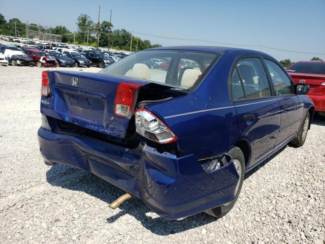 1HGES16364L017124 - 2004 HONDA CIVIC DX V BLUE photo 9