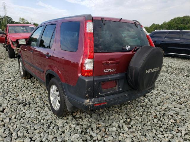 SHSRD78826U435863 - 2006 HONDA CR-V EX RED photo 3