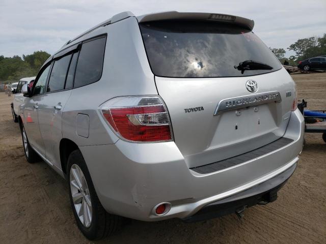 JTEEW44A982023237 - 2008 TOYOTA HIGHLANDER SILVER photo 3