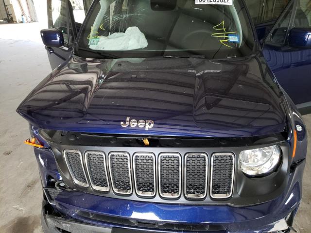 ZACNJDBB7MPN20153 - 2021 JEEP RENEGADE L BLUE photo 7