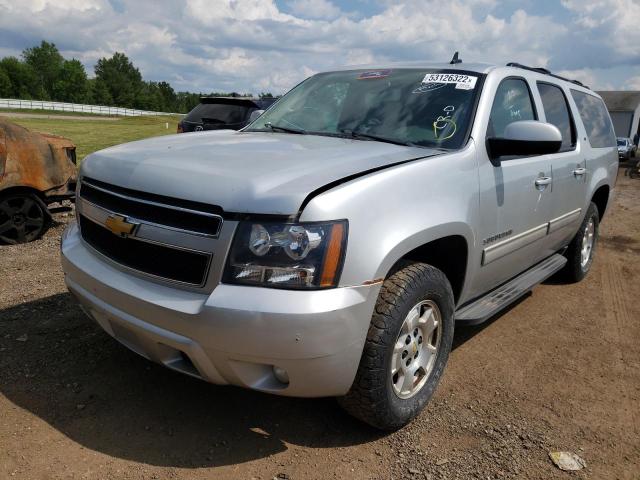 1GNSKJE72CR309135 - 2012 CHEVROLET SUBURBAN K SILVER photo 9