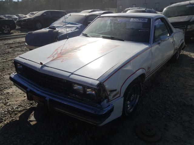 1GCCW80H9DR101510 - 1983 CHEVROLET EL CAMINO WHITE photo 2