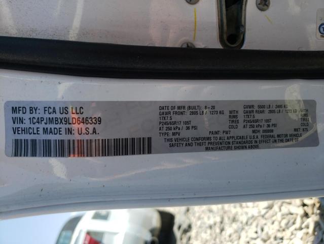 1C4PJMBX9LD646339 - 2020 JEEP CHEROKEE TRAILHAWK  照片 10