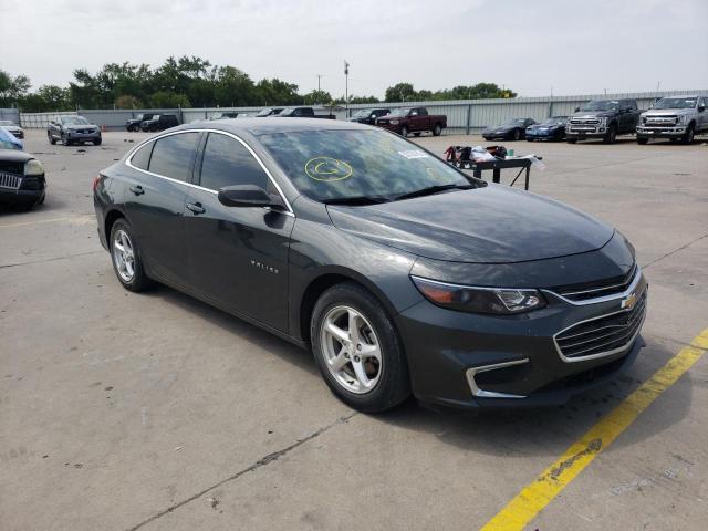 1G1ZB5ST2HF272153 - 2017 CHEVROLET MALIBU LS CHARCOAL photo 1