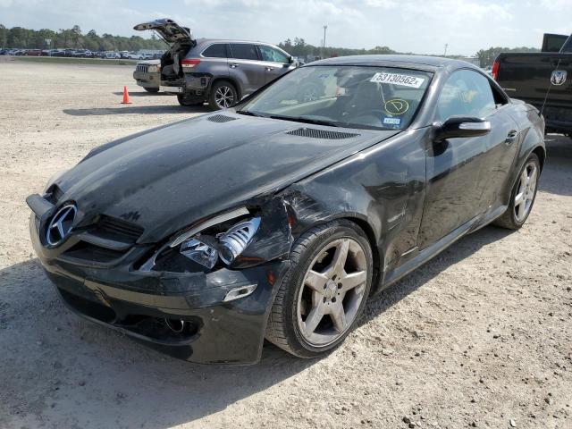 WDBWK54F38F180503 - 2008 MERCEDES-BENZ SLK 280 BLACK photo 2