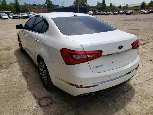 KNALN4D74E5164257 - 2014 KIA CADENZA PR WHITE photo 3