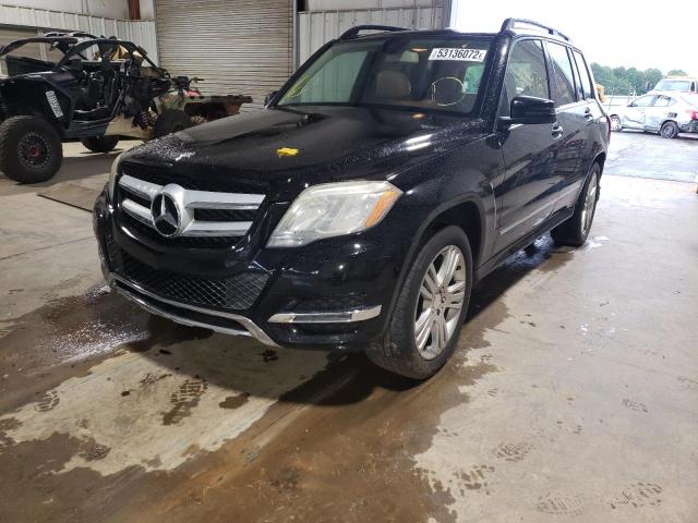 WDCGG5HB5DG144373 - 2013 MERCEDES-BENZ GLK350 BLACK photo 2