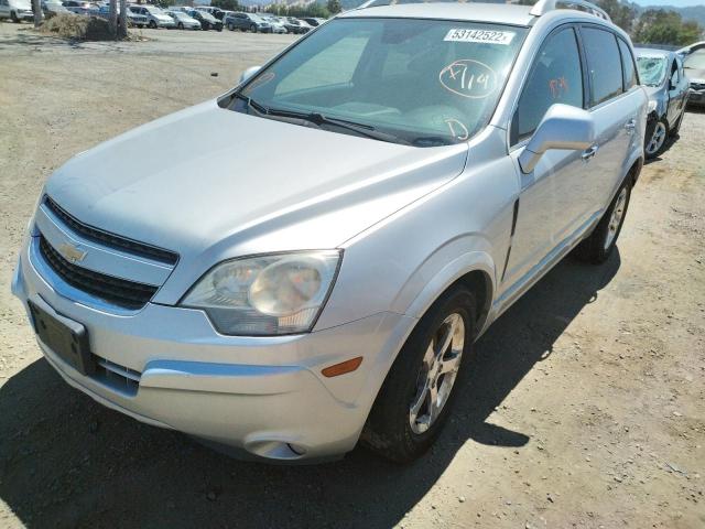 3GNAL3EK0DS570884 - 2013 CHEVROLET CAPTIVA LT SILVER photo 2