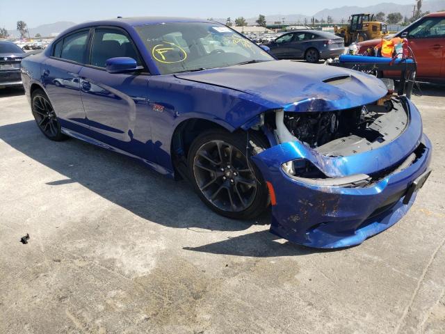 2C3CDXGJ9MH531597 - 2021 DODGE CHARGER SC BLUE photo 1