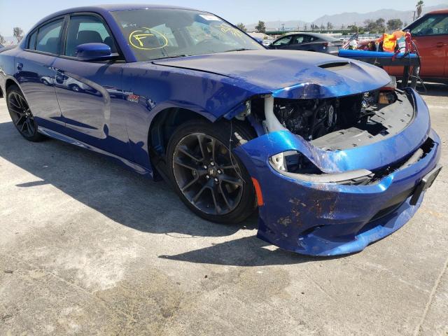 2C3CDXGJ9MH531597 - 2021 DODGE CHARGER SC BLUE photo 9