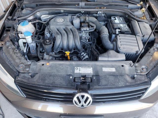3VW1K7AJ8CM472623 - 2012 VOLKSWAGEN JETTA BASE BROWN photo 7