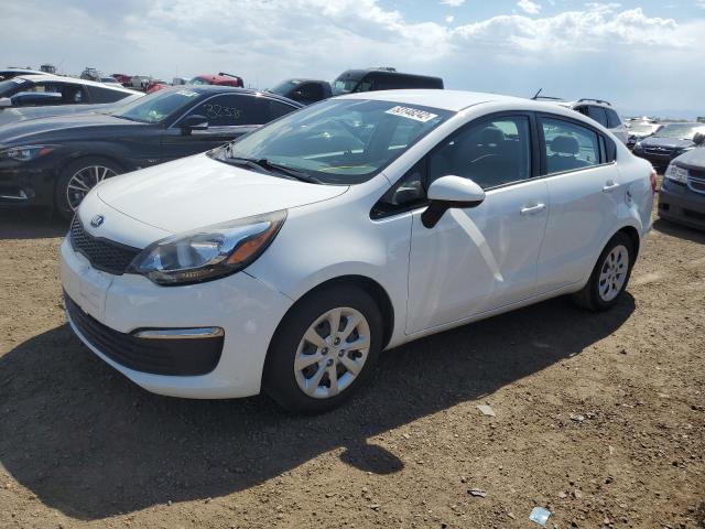 KNADM4A3XG6640534 - 2016 KIA RIO LX WHITE photo 2