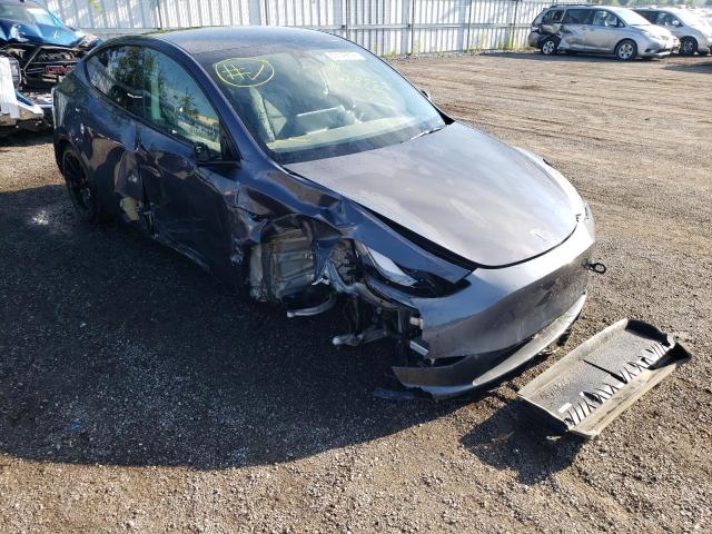 7SAYGDEF6NF326772 - 2022 TESLA MODEL Y GRAY photo 1