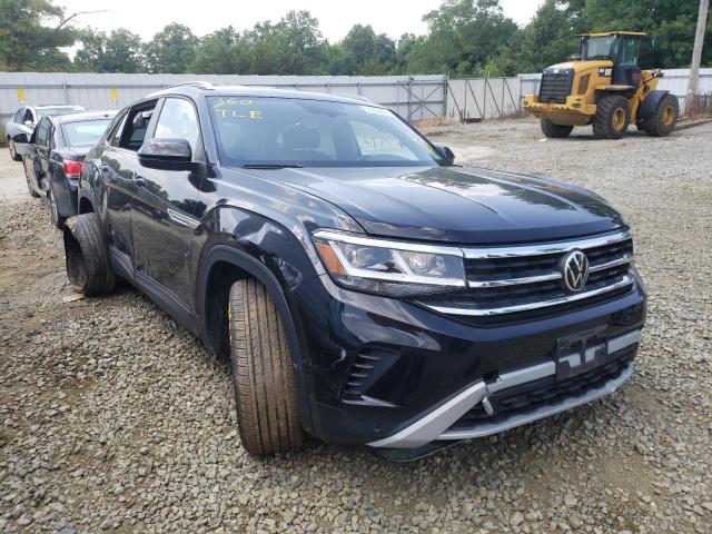 1V21E2CA6LC217785 - 2020 VOLKSWAGEN ATLAS CROS Черный фото 1