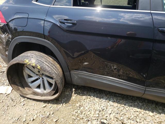 1V21E2CA6LC217785 - 2020 VOLKSWAGEN ATLAS CROS Черный фото 9