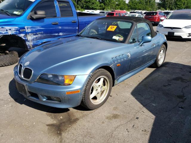 4USCH7322VLB80113 - 1997 BMW Z3 1.9 BLUE photo 2