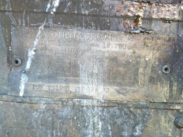 1UYVS1281CU202403 - 2012 UTILITY TRAILER Այրված լուսանկար 10