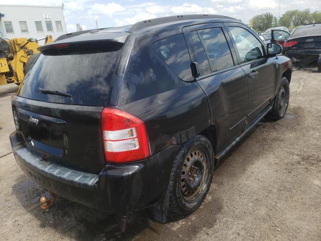 1J8FF47W68D562895 - 2008 JEEP COMPASS SP BLACK photo 4