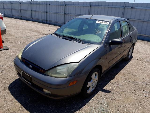 1FAFP38363W126909 - 2003 FORD FOCUS ZTS GRAY photo 2