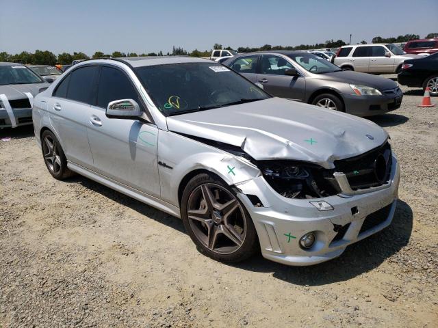 WDDGF77X18F147502 - 2008 MERCEDES-BENZ C 63 AMG SILVER photo 1