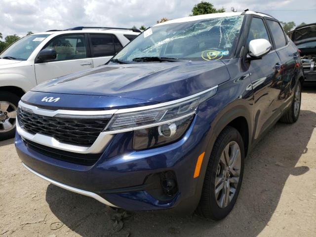 KNDEU2AA3N7236086 - 2022 KIA SELTOS S BLUE photo 2