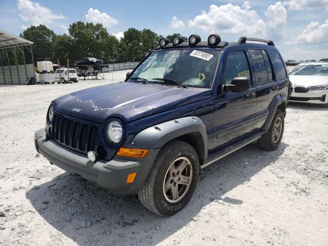 1J4GK38K25W576753 - 2005 JEEP LIBERTY RE Mavi foto 2