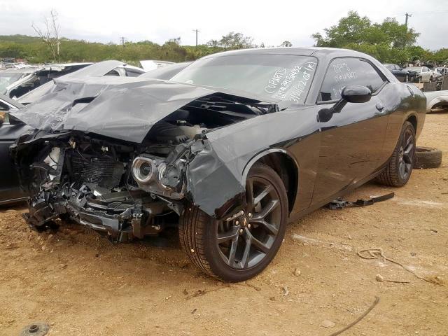 2C3CDZJG5MH615120 - 2021 DODGE CHALLENGER BLACK photo 2