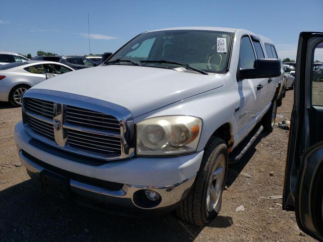 1D7HU18228S611110 - 2008 DODGE RAM TRUCK WHITE photo 2