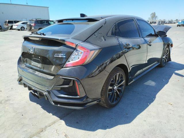 SHHFK7H95MU412257 - 2021 HONDA CIVIC SPOR BLACK photo 4