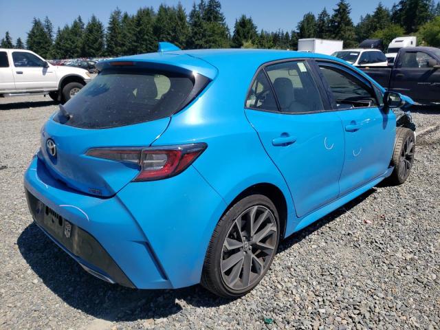 JTNC4MBE6M3113095 - 2021 TOYOTA COROLLA XS BLUE photo 4