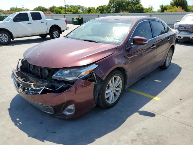 4T1BK1EB6FU142630 - 2015 TOYOTA AVALON XLE BURGUNDY photo 2