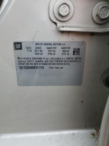 1G11C5SA6DF211178 - 2013 CHEVROLET MALIBU 1LT 金色 照片 10