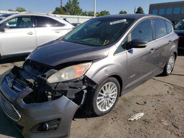 1FADP5BU8DL553354 - 2013 FORD C-MAX SEL CHARCOAL photo 2