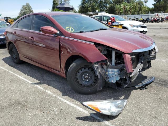 5NPEB4AC2EH863974 - 2014 HYUNDAI SONATA GLS MAROON photo 1