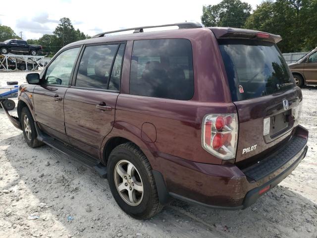 5FNYF28747B016969 - 2007 HONDA PILOT MAROON photo 3