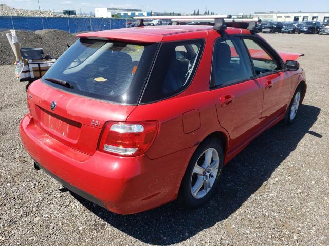 JF4GG61636G051663 - 2006 SAAB 9-2 2.5I RED photo 4