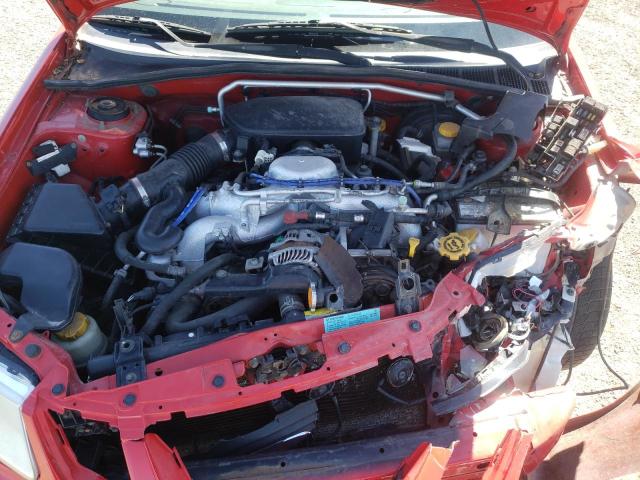 JF4GG61636G051663 - 2006 SAAB 9-2 2.5I RED photo 7