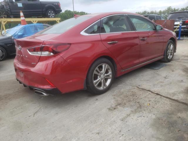 5NPE34AF2KH800618 - 2019 HYUNDAI SONATA LIM RED photo 4