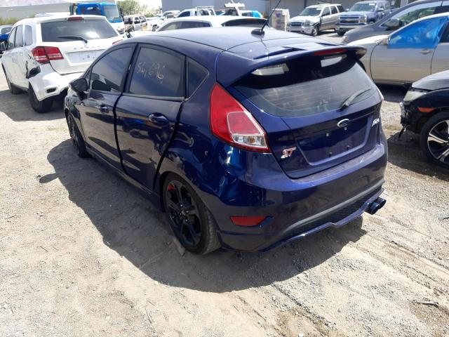 3FADP4GX9GM107424 - 2016 FORD FIESTA ST BLUE photo 3