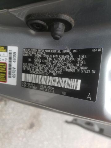 5TDKK3DC3BS051162 - 2011 TOYOTA SIENNA LE  photo 10